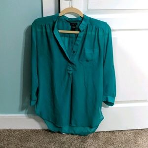 Aqua blouse